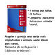 Pasta Álbum Fichário Azul Central 3x3 360 Cards